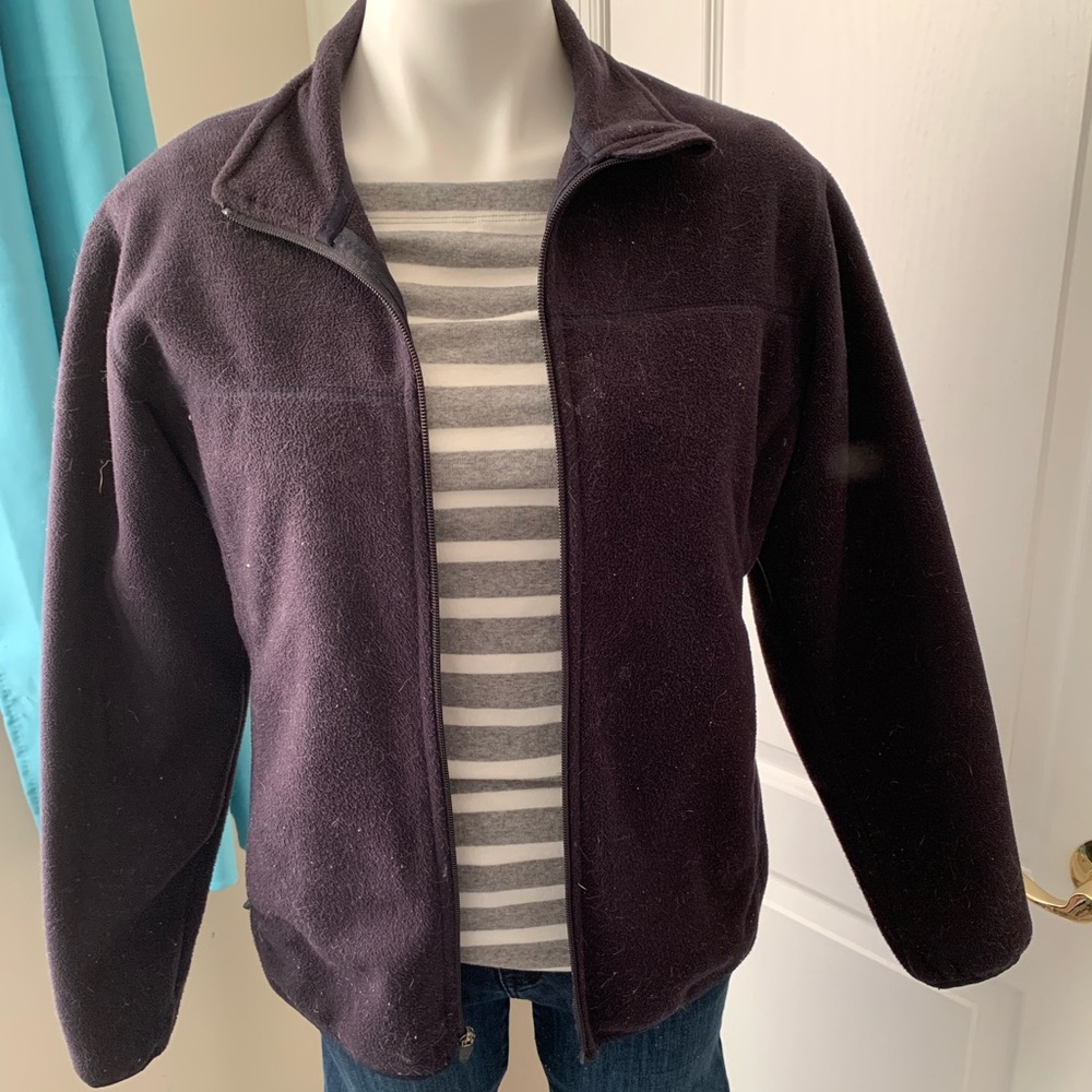 Lands’ End Navy blue Marinac Fleece Jacket